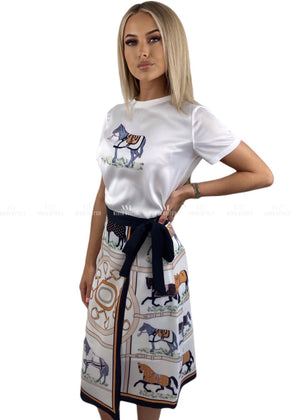 Kelly Horse Print Two Piece Uk 8 Co Ords