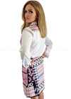 Adrian Tweed White Cropped Mini Two Piece
