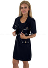 Alyssa Black Cape & Dress Set Dresses