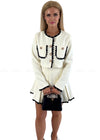 Amber Cream & Black Suit Uk 10
