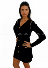 Amelie Black Chain Dress Dresses