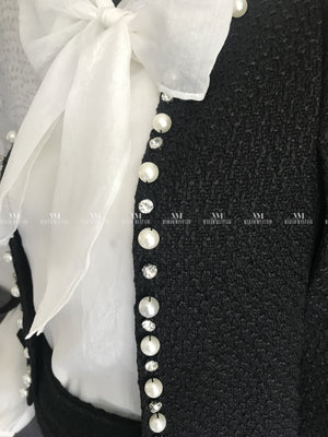 Athena Tweed Cape Suit & Blouse Co Ords