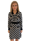 Betsy Bow Patterned Dress Dresses