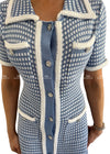 Camilla Blue & White Check Dress Dresses