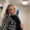 Carmella Black & White Tweed Suit