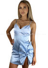 Crystal Satin Bow Dress Dresses