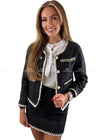Chloe Three Piece Tweed Suit