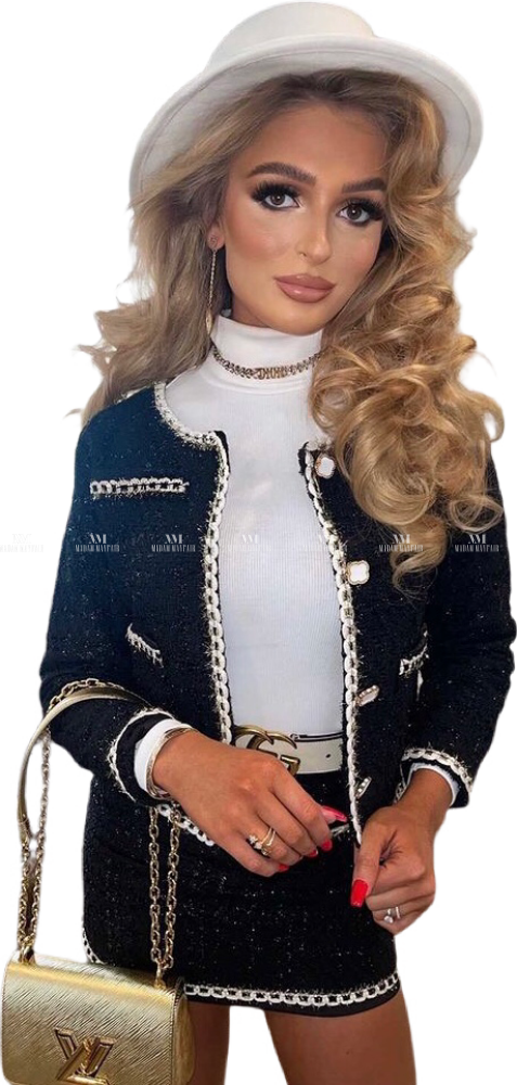 Chloe Three Piece Tweed Suit