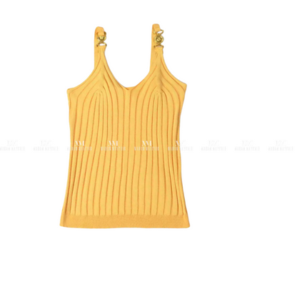 Lizzie Medusa Vest Top Yellow