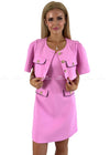 Lydia Pink Cape & Dress Set Dresses