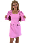 Lydia Pink Cape & Dress Set Dresses