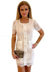 A1 White Dress Uk 6