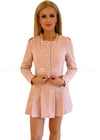 Pamela Pink Frill Skirt & Jacket Uk 6