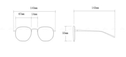 Square Mirrored Sunglasses Accessories