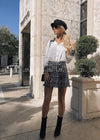 Celeste Tweed Blouse & Skirt Two Piece