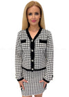 Cordelia Houndstooth Two Piece